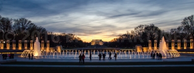World War II and Lincoln Memorials, Washington D.C.