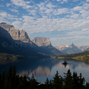 St. Mary's Lake and Wild Goose Island, Glacier NP, MT